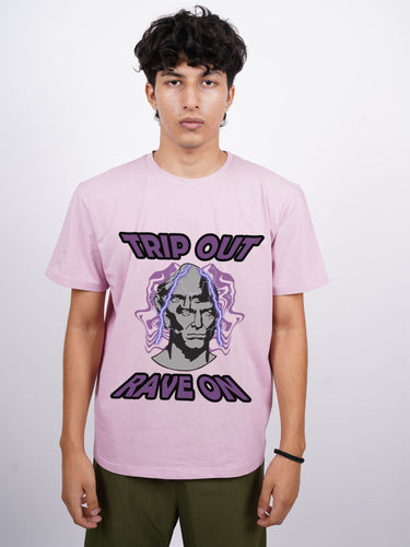 Trip out rave on : Burger Bae Oversized  Tee For Men and Women
