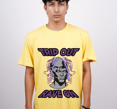 Trip out rave on : Burger Bae Oversized  Tee For Men and Women