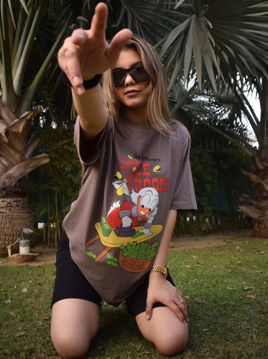 Uncle Scrooge Oversized Tee (T-shirt) Oversized T-shirt Burger Bae 