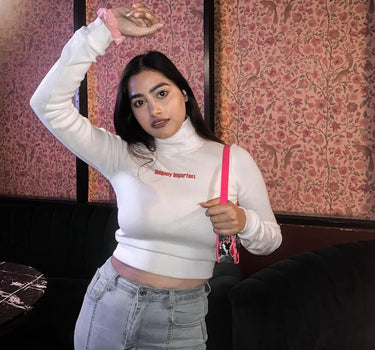 Uniquely Imperfect Turtleneck Turtle-Necks Burger Bae 