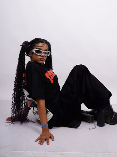 Travis Scott : Utopia Cartoon Art Drop Sleeved  Tee For Men and Women