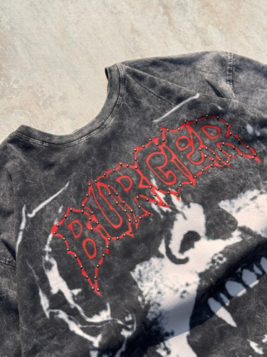 After Dark Acid Wash Drop Sleeved Tee for Men & Women