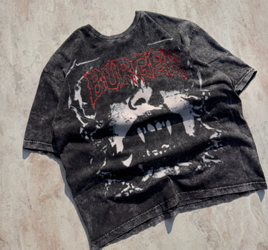 After Dark Acid Wash Drop Sleeved Tee for Men & Women