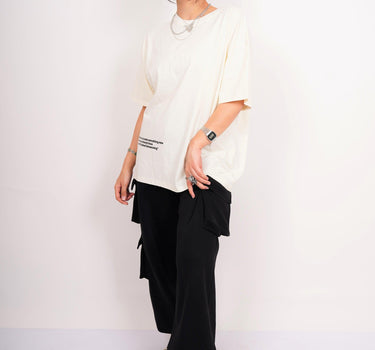 Van Gogh Collection: Almond Blossoms Drop-Sleeved Tee (Oversized) - BurgerBae