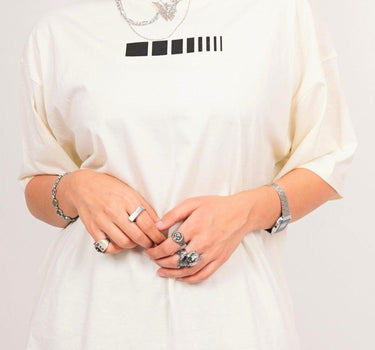 Van Gogh Collection: Irises Drop-Sleeved Tee (Oversized) - BurgerBae