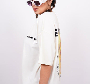 Van Gogh Collection: Sunflowers Drop-Sleeved Tee (Oversized) - BurgerBae