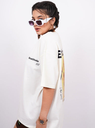 Van Gogh Collection: Sunflowers Drop-Sleeved Tee (Oversized) - BurgerBae