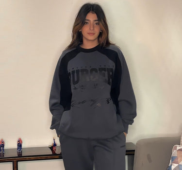 Burger club Unisex Racer Sweatshirt For Men and Women