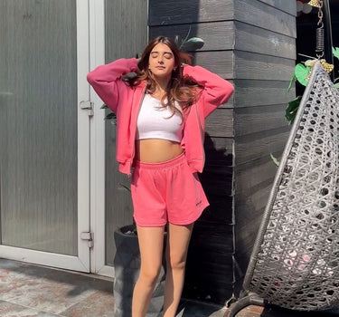 Kelly Sweat Shorts (Bubblegum Pink) for women