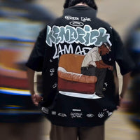 Kendrick Lamar: Mr. morale Cartoon art Drop Sleeved Tee for Men and Women