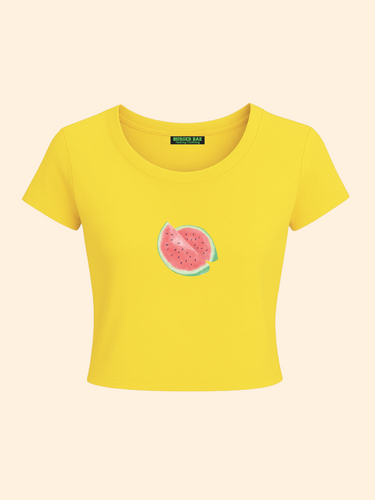 Watermelon it Girl Baby tee for Women