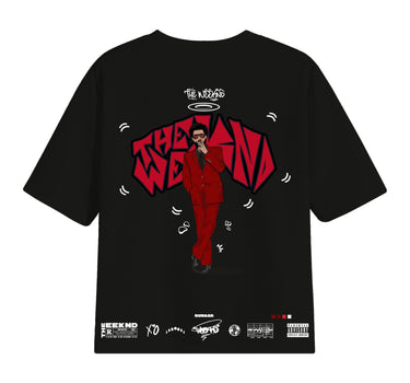 The Weeknd Cartoon art Drop Sleeved Tee for Men and Women
