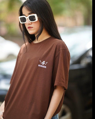 Where Are The D-Rugs Oversized Tee (T-shirt) Oversized T-shirt Burger Bae 