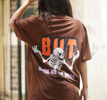 Where Are The D-Rugs Oversized Tee (T-shirt) Oversized T-shirt Burger Bae 