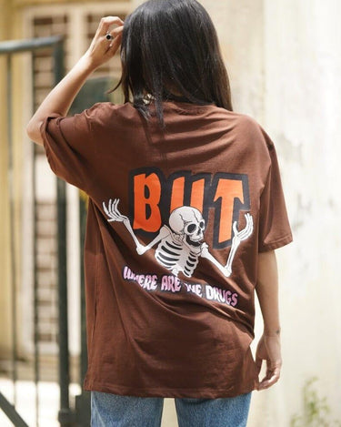 Where Are The D-Rugs Oversized Tee (T-shirt) Oversized T-shirt Burger Bae 