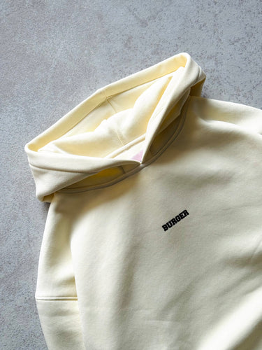 The Burger Bae Hoodie- Off White (Without Draws)