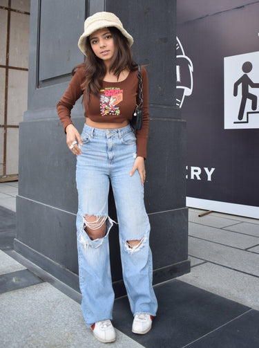 M&M Y2K Top Tops Burger Bae 