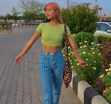 Basic Gigi Tee (T-shirt) Tops Burger Bae XS Apple Green 