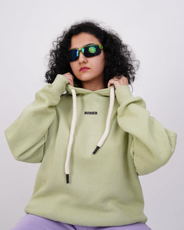 Ye Baggy Hoodie For Women Hoodies Burger Bae S Apple Green 
