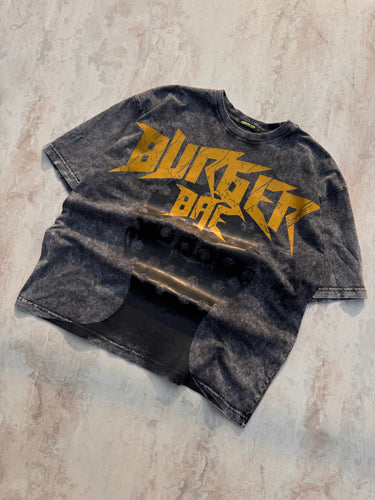 Bolthead Acid Wash Drop Sleeved Tee for Men & Women