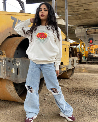 Yes Carbs Sweatshirt Sweatshirt Burger Bae S White 