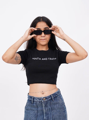 Youth And Truth Baby Tee (T-shirt) Tops Burger Bae 