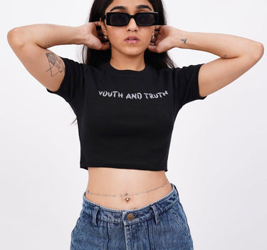 Youth And Truth Baby Tee (T-shirt) Tops Burger Bae 
