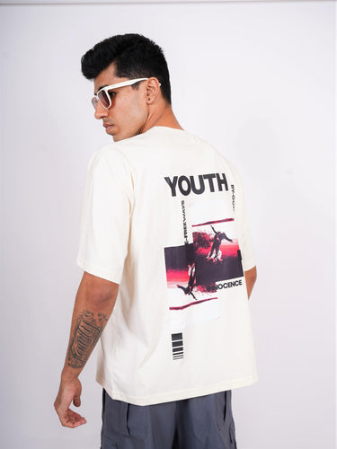 Youth Round Neck Drop Sleeved Oversized Tee (T-shirt) - BurgerBae