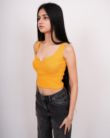 Deep V neck Tank Top - BurgerBae