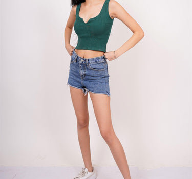 Deep V neck Tank Top - BurgerBae