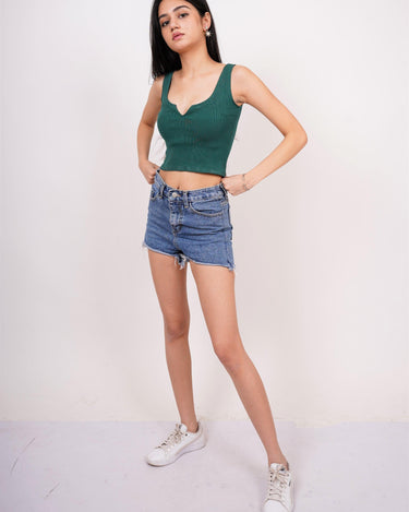 Deep V neck Tank Top - BurgerBae