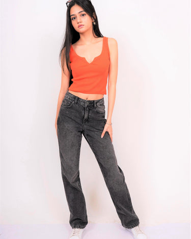 Deep V neck Tank Top - BurgerBae